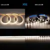 Fita de Luz COB Baixa Tensão Autoadesiva 12V 24V Flexível Fita de Luz LED 2835 Decoração de Teto Livro Cozinha Adega Luz Linear