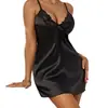 Sexy Camisón de Verano con Tirantes y Ribete de Encaje, Cómodo y Transpirable, Estilo Corto, Camisón Femenino de Estilo Puro Deseo de Alta Gama