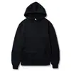Aliexpress Sudadera de Moda para Hombre Fabricante Venta al por Mayor Sudadera de Terciopelo de Poliéster Sudadera Deportiva Casual 220g