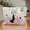 Bolsa de Cosméticos Estampada de Halloween, Bolsa de Almacenamiento Portátil, Nueva Bolsa de Tocador de Gran Capacidad de Calabaza y Bruja