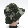Chapéu de Sol Camuflado para Trabalho/Chapéu Profissional, Protetor Solar Dobrável, Chapéu Bucket Usável dos Dois Lados com Aba Larga