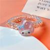 Dibujos animados Yugui perro kulomi cuerda para la cabeza línea telefónica anillo para el cabello pulsera de doble uso para mujer linda niña corazón accesorios para el cabello al por mayor
