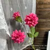 Comércio Exterior Artificial 3 Cabeças Linda Flor Flor de Casamento Material para Arranjo de Chão Estrada Dahlia Artificial Flor Artificial para Casa