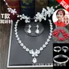 Tocado de Novia Set de Tres Piezas Accesorios de Hilo de Boda Coreana Corona Collar Aretes Set Combinable Trendy Envío Gratis Nuevo Estilo