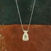 Collar con Patrón de Fortuna Estilo Coreano, Diseño de Moda Versátil de Nicho, Cadena para Clavícula con un Toque Sencillo, Elegante y de Alta Gama, Bolsa de la Suerte