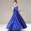 Vestido infantil Aliexpress de alta qualidade, modelo novo, para crianças maiores, ideal para apresentações de piano e violino em competições. Vestido de princesa.