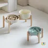 Tigela Cerâmica para Gato e Cachorro de Estimação, Protetora de Pescoço, Anti-Derramamento, Anti-Engasgo, Tigela Alimentadora Lenta para Cães Pequenos e Médios e Filhotes