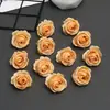 Xiaoqiao Flor de Rosa Artificial para Manualidades Broche de Pelo Arreglo Floral Pastel Decoración de Boda Decoración de Coche de Boda Flor Artificial Mayoreo