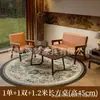 Sillón individual para salas de estar pequeñas, juego de mesa y sillas de ocio para balcón, silla para dormitorio de hotel y casa de huéspedes, estilo vintage