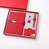 Set de regalo de cuaderno de negocios transfronterizo Logo personalizado Souvenir para evento de conferencia de oficina corporativa Caja de regalo