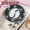 Lanyard de Teléfono de Pedrería de Lujo Cadena Larga para Teléfono Cruzada Se Puede Usar al Hombro Correa con Colgante para Bolso Cordón de Teléfono