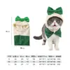 T Novo Estilo Laço de Natal Chapéu de Pelúcia Roupa para Animal de Estimação Acessório para Animal de Estimação Cachecol para Pescoço Adereço de Cabeça Fabricante Atacado em Estoque