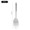 Mango de Tubo Redondo Espátula de Acero Inoxidable Juego de Utensilios de Cocina Cuchara de Cocina Espátula Cuchara Coladora Cuchara para Arroz Tenedor para Carne Utensilios de Cocina Juego de Diez Piezas