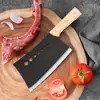 Cuchillo Siete Estrellas para Chefs de Cocina, Cuchillo de Acero Inoxidable de Doble Propósito para Picar y Cortar, Cuchillo de Cocina Ultraafilado, Cuchillo Especial para Carniceros para Cortar Huesos