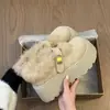 Zapatos de algodón mullidos de suela gruesa versátiles de moda retro para mujer, 2026 invierno nuevo de moda populares plataforma estilo Birkenstock