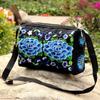 Bolsa bordada Yunnan direto da fábrica nova bolsa estilo étnico bolsa de linho bordada feminina bolsa portátil diagonal de uso duplo