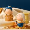 Caixa Surpresa Artista Metade da Lua Boneca de Brinquedo Tendência Artesanato Desenho Animado Enfeites de Mesa Decoração Criativa Presente para Meninas