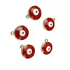 Aleación de chapado con retención de color ojos de doble cara gota de aceite accesorios para joyería DIY colgante collar pendientes colgante pequeño fabricantes