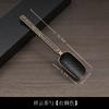 Cuchara de té de aleación Cuchara para té Cuchara para hojas de té Juego de té Kung Fu Accesorios para ceremonia del té Mesa de té de metal Fuente de stock Mango largo Xiangyun