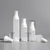 Botellas de Sub-embotellado de Stock Listo del Fabricante 20ml 30ml 50ml Botellas de Escritorio al Vacío Escarchadas Botellas de Loción de PP Botellas con Dispensador de Spray