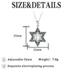 Knn-1042 Collar de Estrella de Seis Puntas de Alta Gama Femenino Kamaniqi Comercio Electrónico Transfronterizo Colgante Diseño Personalizado Cadena para la Clavícula
