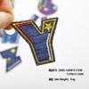 Novos Adesivos de Tecido com 26 Letras Inglesas do Fabricante Adesivos Bordados em Jeans Decoração de Mala de Viagem Adesivos de Patch de Letras