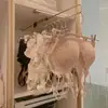 Yisheng Hardware Porta-Roupas Íntimas Haste de Empurrar e Puxar Haste Telescópica para Pendurar Roupas Cabide de Guarda-roupa Varal Superior para Secar Roupas