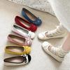 Zapatos Planos de Ballet Suaves, Zapatos Planos, Dulce Francés Suela Suave Plata Nuevo Chinoiserie Rojos Planos, Zapatos de Mujer Estilo Pequeño Fragante de Primavera