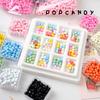 Cuentas de Cacahuete DIY Hechas a Mano Cuentas de Aleación Cadena para Teléfono Móvil Accesorios de Joyería Colgante de Cuenta Suelta Pulsera Colorida Collar Jenga