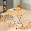 Mesa Redonda Mesa Plegable Mesa de Comedor Hogar Escritorio Estudiante Dormitorio Mesita de Noche Apartamento Pequeño Mesa Sencilla Niña Comedor Casa de Alquiler