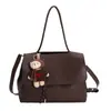Bolsa Retrô Simples de Grande Capacidade para Mulheres, Novo Design de Nicho para o Dia a Dia, Bolsa de Ombro Transversal de Luxo Leve para Mulheres