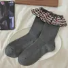 Calcetines Nuevos de Encaje para Mujer 2026, Calcetines de Algodón de Media Pantorrilla para Primavera y Otoño, Calcetines Dulces Japoneses Lolita JK, Calcetines Largos Estilo Ballet