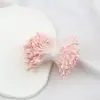Estames de malte pistilos bastões retorcidos materiais feitos à mão fondant gesso flor de lótus flor de veludo flores embrulhadas centros de flores amarelas