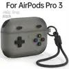 Adecuado para Estuches de Auriculares Airpodspro3, Fundas Protectoras de Auriculares Apple Estilo Consola de Juegos, Estuches para Auriculares AirPods al por Mayor