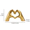 Adornos de Mano Mini Corazón Transfronterizos para Hogar, Sala de Estar, Oficina, Gabinete de Vino, Sala de Exposiciones, Manualidades de Resina, Decoraciones, Hecho a Mano