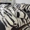 Algodón Lavado Ropa de Cama Sábanas para Cama Juego de Funda Nórdica de Cuatro Piezas Juego de Cama Individual y Doble para Dormitorio de Estudiantes Juego de Tres Piezas para Todas las Estaciones