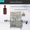 Equipamento de enchimento de vinho totalmente automático Máquina de enchimento de licor de alta precisão de 12 cabeças Máquina de enlatamento de carrossel de vinho