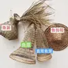 Cesta de pesca para peces jaula para anguilas amarillas jaula de peces tejido de bambú cesta de bambú cesta para recoger té hecha a mano pura accesorio de actuación artesanal decoración