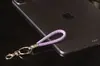 Llavero de langosta de cuero tejido círculo llavero de coche accesorios accesorios de llavero dorados creativos con cordón al por mayor