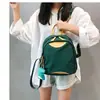 Mochila Ligera al por Mayor Estilo Nuevo Bloques de Color Fresca para Estudiantes Bolso Escolar Ins Lindo para Niñas Bolso de Clase