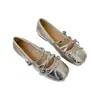 Zapatos Mary Jane para Mujer Estilo Retro con Aumento Oculto de Altura de 4 cm, Nuevo Modelo de Verano, Súper Suaves y Cómodos, Perfectos para Combinar con Faldas, Bailarinas Francesas