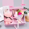 Regalo del Día de la Madre para mamá traje de peine de sándalo viejo ramo de jabón de rosas caja de regalo promoción del festival de enfermería