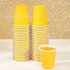 Copo de 2oz Duas Cores Boca Pequena Copo Colorido Descartável Plástico Colorido PP Copo para Festa de Aniversário Natal Formatura Temporada Jogo