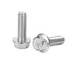 Tornillo de cabeza hexagonal externa cóncava de acero inoxidable Hehong 201\tornillo con diente antideslizante\perno con arandela integrada\GB5789
