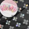 2025 Noche de Ortografía Nuevas Pegatinas de Uñas Artísticas Primavera Fresca Láser Van Cleef Arpels Trébol de Cuatro Hojas Uñas Artísticas Pegatina Adhesiva Trasera