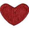 Patches Bordados de Coração Mini, Acessórios de Presilha para Crianças, Materiais e Componentes, Sapatos Infantis, Meias Florais, Acessórios, Acessórios de Roupa