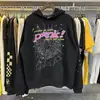 Conjunto de Moletom com Estampa de Letras Hip-Hop Americano Personalizado Conjunto de Moletom e Calça de Moletom Versátil Moda Casal