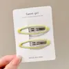 Pinza BB única y elegante para mujer, linda y simple, con un ambiente dulce y encantador, un accesorio para el cabello con pinza para flequillo de atmósfera única y dulce