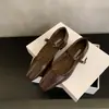 Sapatos de通勤 de elegância noturna estilo francês para mulheres, nova versão outono 2023 coreana sapatos Mary Jane de couro com salto grosso de fada