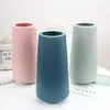 Vaso simples nórdico arranjo de flores secas vaso de plástico hidropônico decoração criativa fresca para sala de estar decoração de arranjo de flores